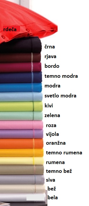 enobarvna paleta - 100% letni bombaž