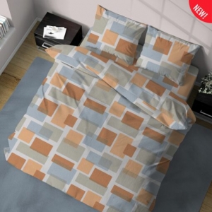 motiv posteljnine - SQUARE ORANŽ