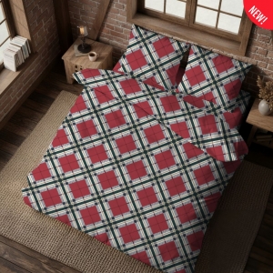 motiv posteljnine - TARTAN