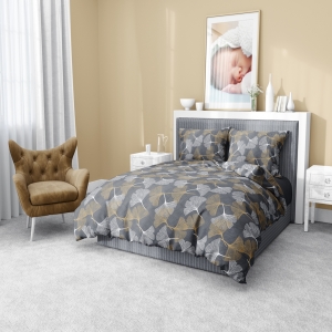 motiv posteljnine - GINKO SIVA